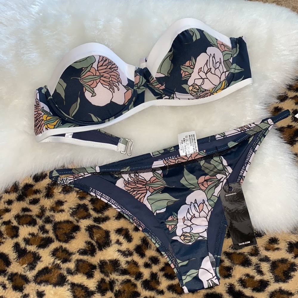 Tavik Emma floral bikini set